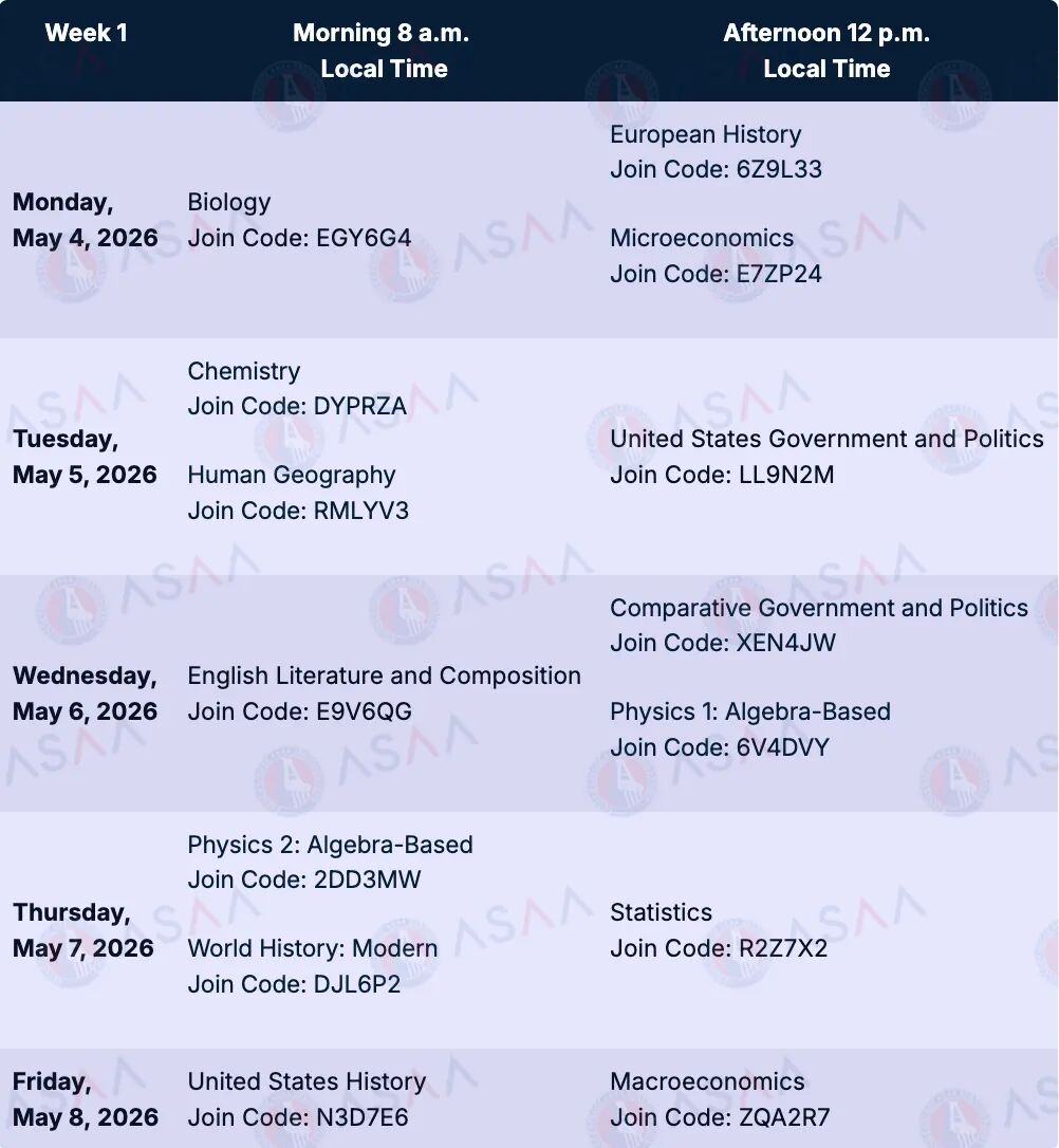2026 AP大考考场信息更新丨中国内地、中国香港、韩国、新加坡考点地址汇总！