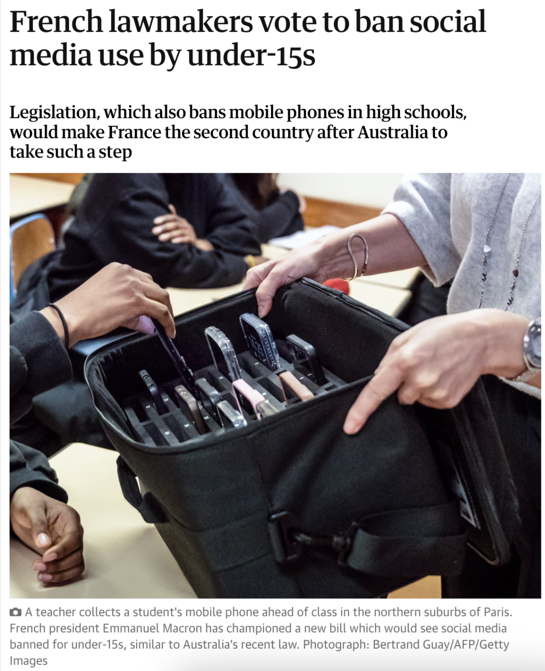 你以为可以躺平?其实法国中学正在实施“手机禁令”! 你以为可以躺平?其实法国中学正在实施“手机禁令”!