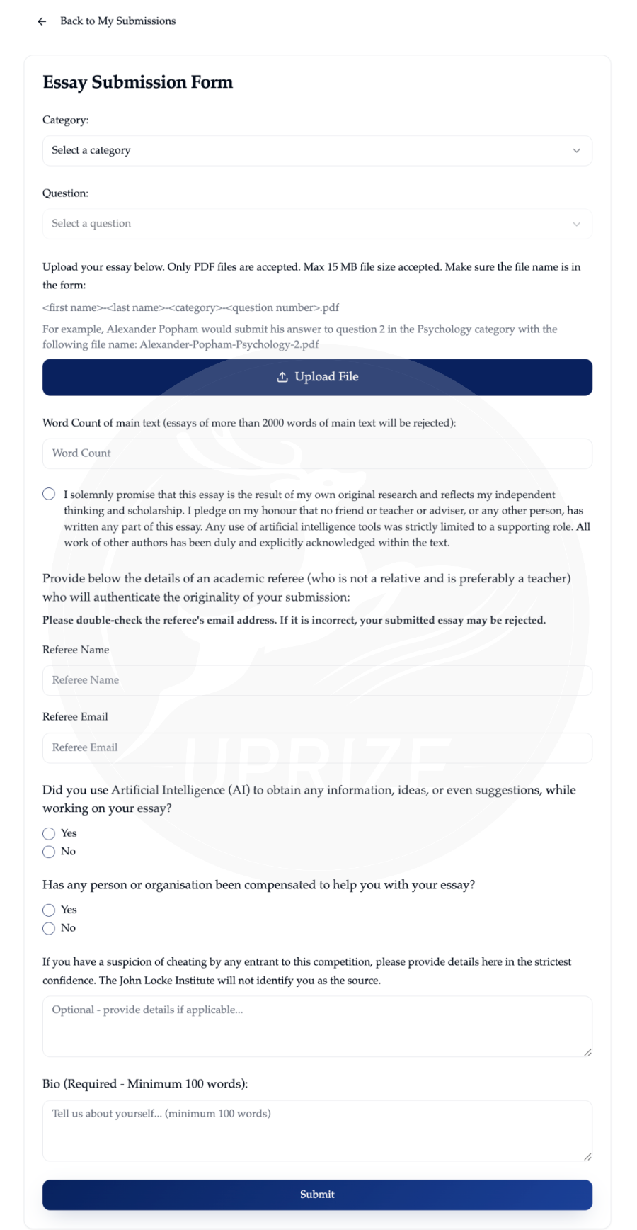 2026 John Locke 新增延迟报名&开放文章提交通道！| 附详细流程