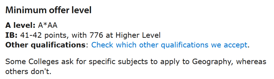 2027年剑桥大学入学要求发布！30个专业成绩、必选课、笔试、提交材料汇总！