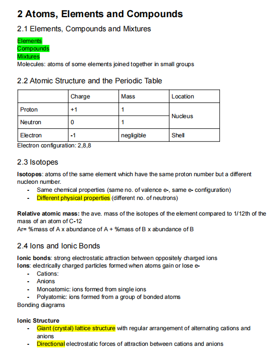 IGCSE化学都考哪些内容？附IG化学冲A*必备知识点总结免费领取！