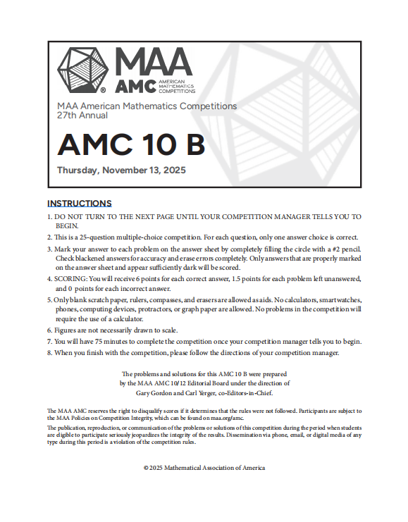 2026年AMC数学竞赛全解析:AMC8/10/12、A/B卷、分数线与备考攻略一次看懂 2026年AMC数学竞赛全解析:AMC8/10/12、A/B卷、分数线与备考攻略一次看懂