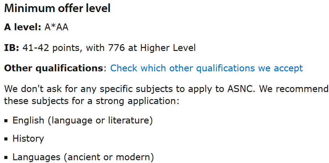 2027年剑桥大学入学要求发布！30个专业成绩、必选课、笔试、提交材料汇总！