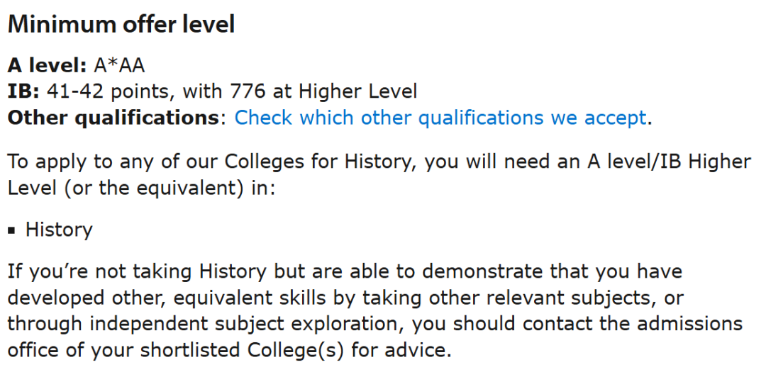 2027年剑桥大学入学要求发布！30个专业成绩、必选课、笔试、提交材料汇总！