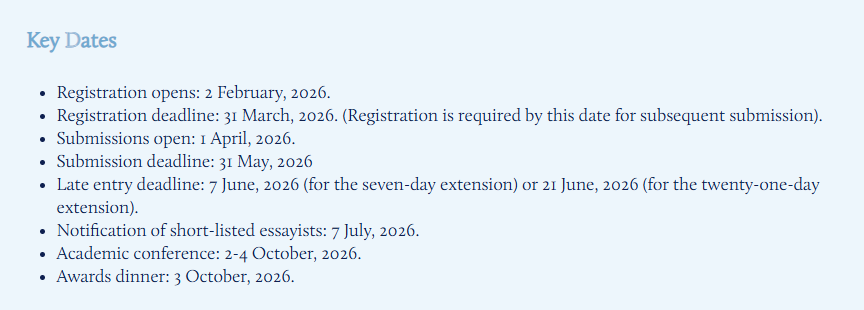 2026 John Locke提交通道已开启，十大赛道方向哪个适合你？