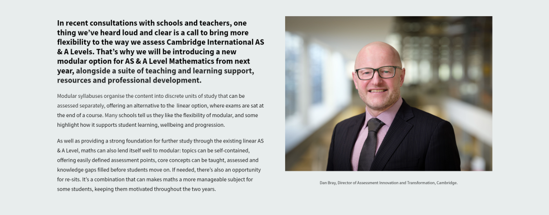 CIE数学大改！模块化考试来了，一考定终身成为过去式？