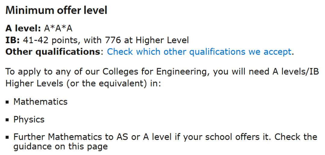 2027年剑桥大学入学要求发布！30个专业成绩、必选课、笔试、提交材料汇总！