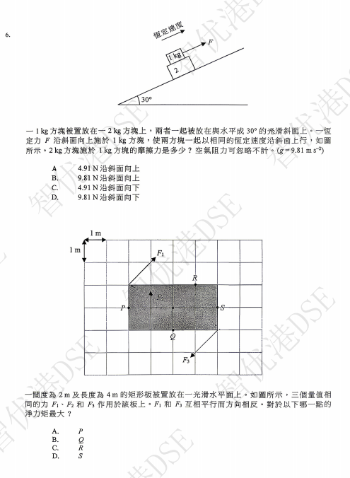 【DSE真题】26年DSE物理选修科真题一览！今天大家都考的怎么样呢？