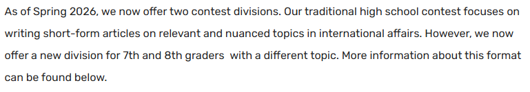 国际写作竞赛全解析 WSC & HIR，构建人文社科竞争力！