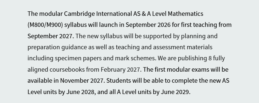 CAIE剑桥考试局宣布A-Level数学改革：双轨制落地
