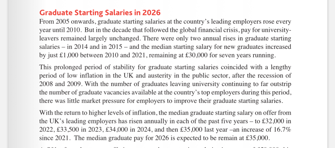 High Fliers 2026《英国毕业生就业市场报告》权威解读：起薪、最“抢手”大学、以及给留学生的启示