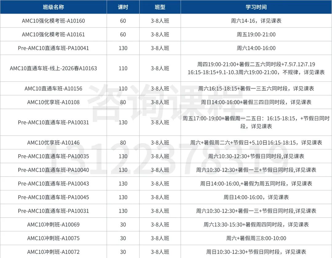 AMC10竞赛培训哪家好？机构教育AMC10课程辅导助你冲刺前1%