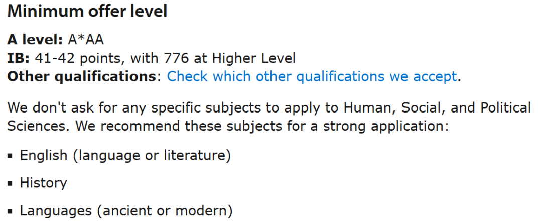 2027年剑桥大学入学要求发布！30个专业成绩、必选课、笔试、提交材料汇总！