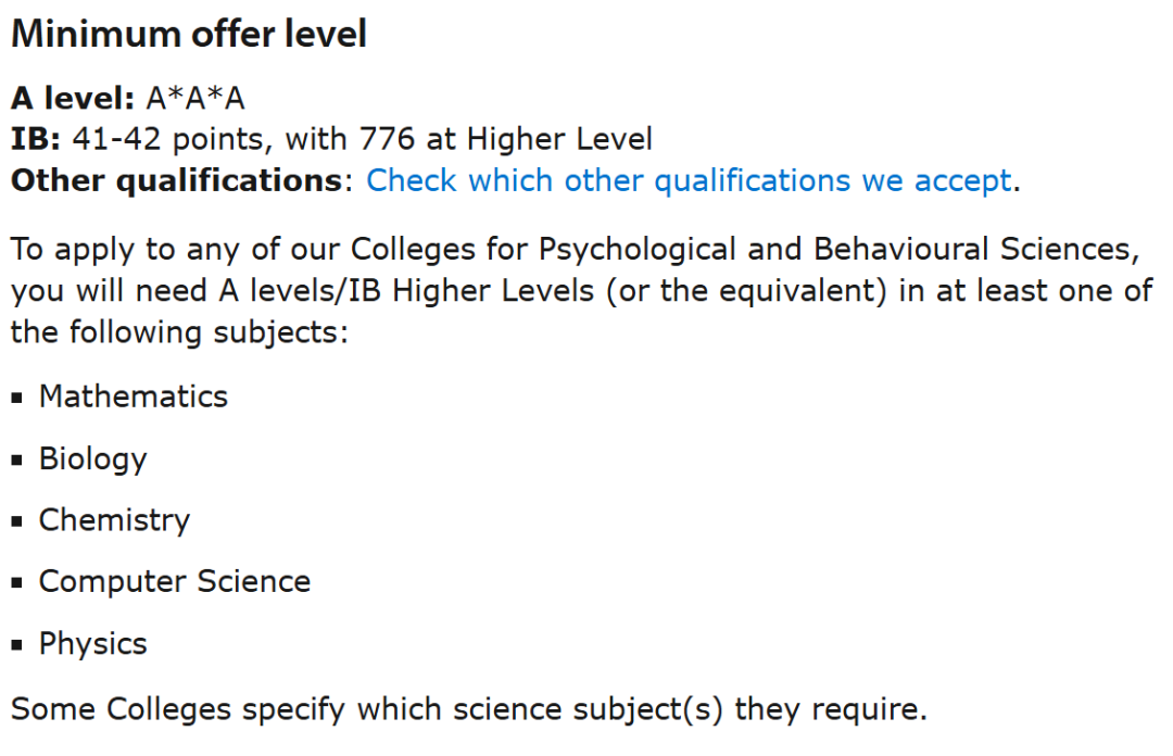 2027年剑桥大学入学要求发布！30个专业成绩、必选课、笔试、提交材料汇总！