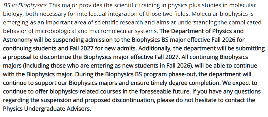 美国留学丨突发！UCLA官宣取消生物物理本科专业，2026/2027申请必看！