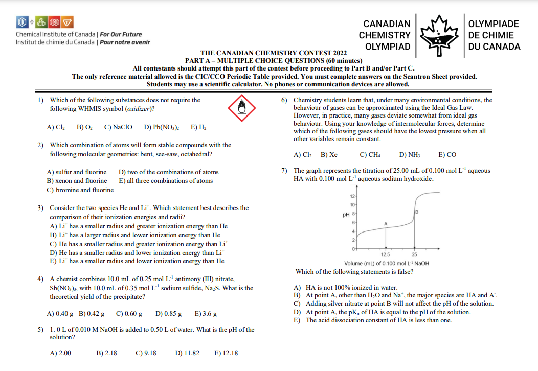UKChO太卷太难？申请化学类专业，还能转战CCC！