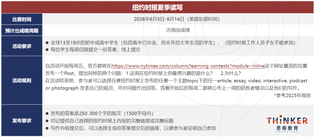 JohnLocke写作竞赛即将截止提交!2026下半年更多写作竞赛盘点 JohnLocke写作竞赛即将截止提交!2026下半年更多写作竞赛盘点