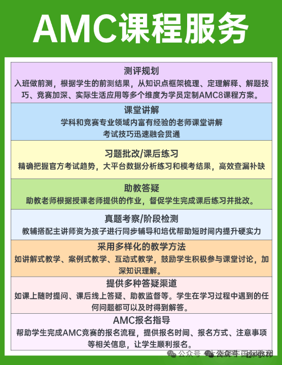 AMC8和校内数学的差异？机构AMC8培训课程实现AMC8和校内成绩双提升