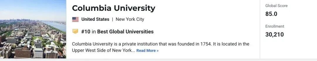 USNews排名又刷屏
