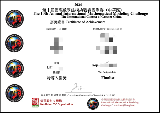 留学硬核背书 | IMMC 国际数学建模挑战赛