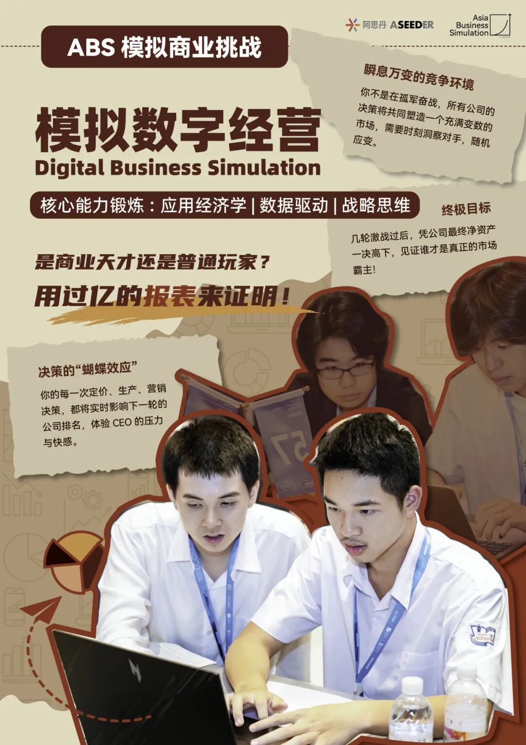 【ABS模拟商战】为什么一个“情绪”，能让一家公司一年多赚100亿？夏日季主题强势来袭，这个6&7月等你来探索！