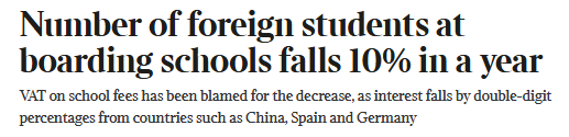 英国私校国际生骤降10%,中国学生减少25%——留学黄金时代结束了?其实恰恰相反 英国私校国际生骤降10%,中国学生减少25%——留学黄金时代结束了?其实恰恰相反