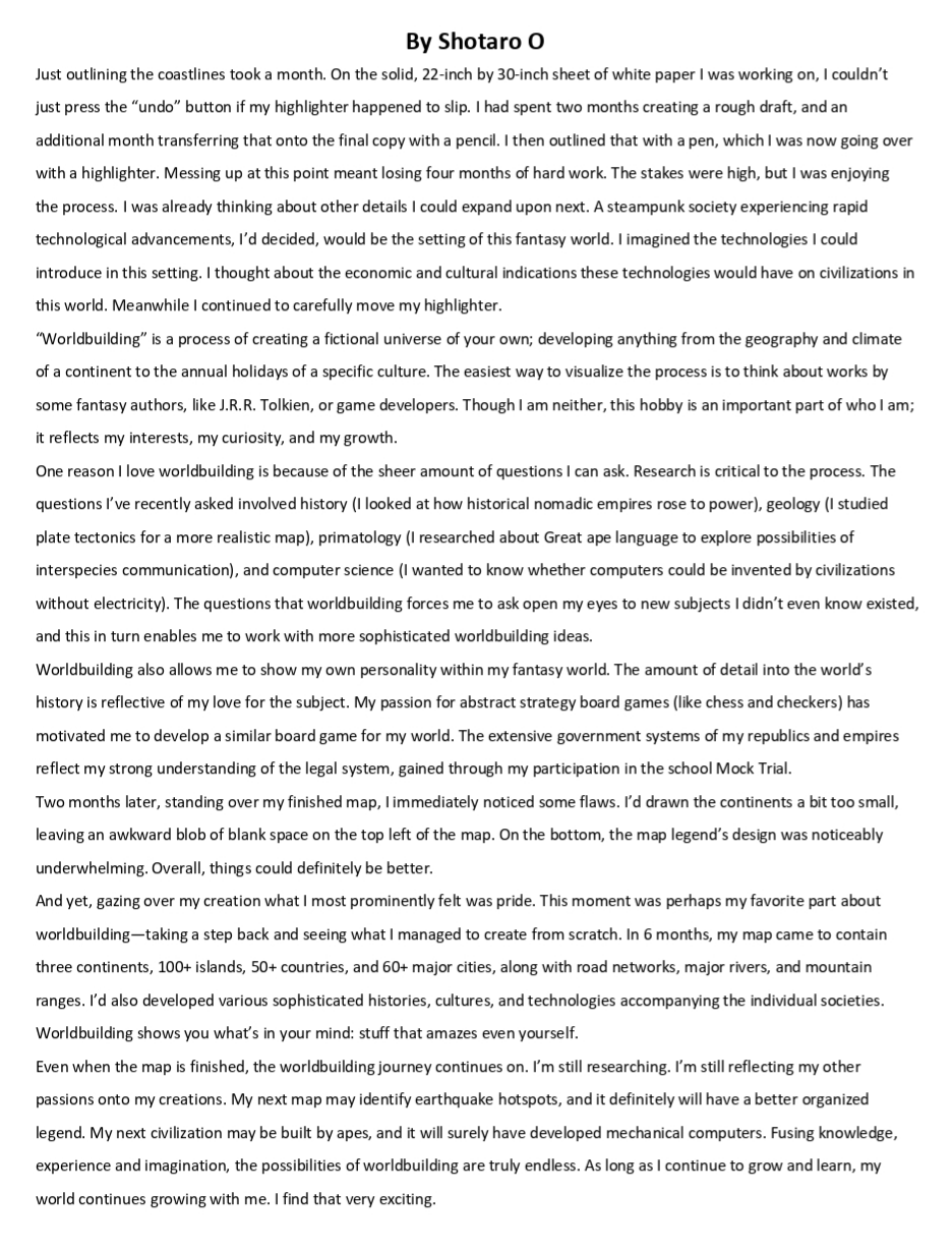 霍普金斯大学满分文书 霍普金斯大学满分文书