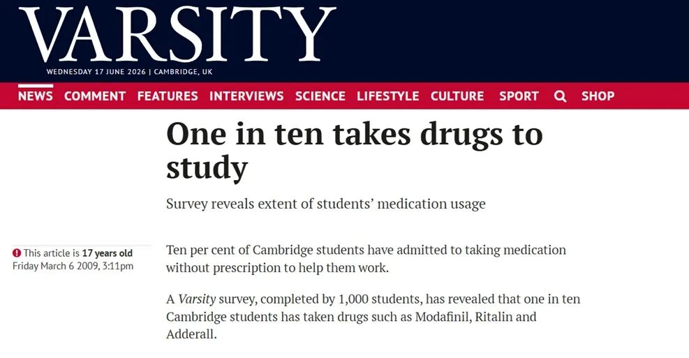 GCSE刚结束，“聪明药”的讨论又火了：英国学生真的能靠药物提高成绩吗？