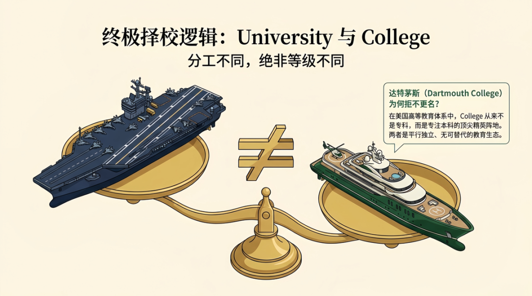 终极选校辩证法 美国 University 和 College 到底有什么区别
