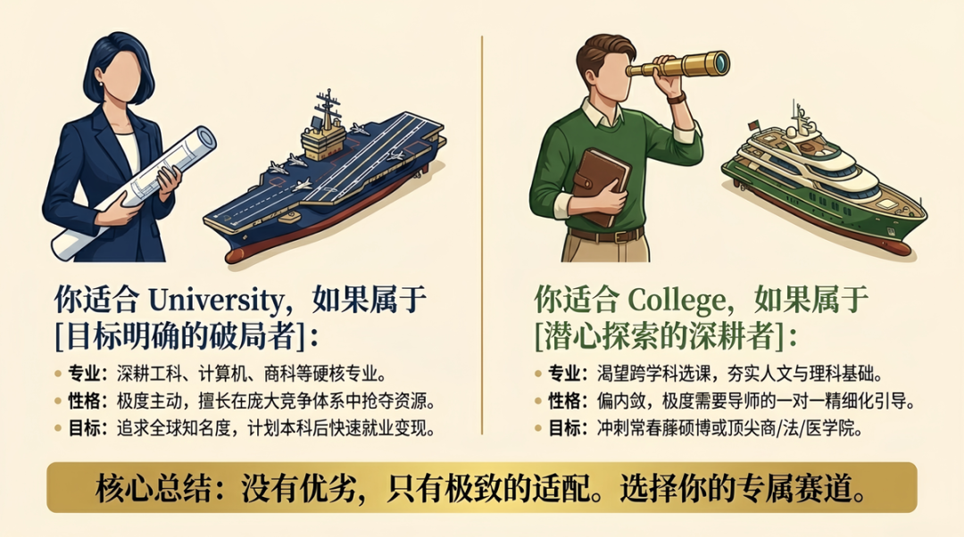 终极选校辩证法：美国 University 和 College 到底有什么区别？