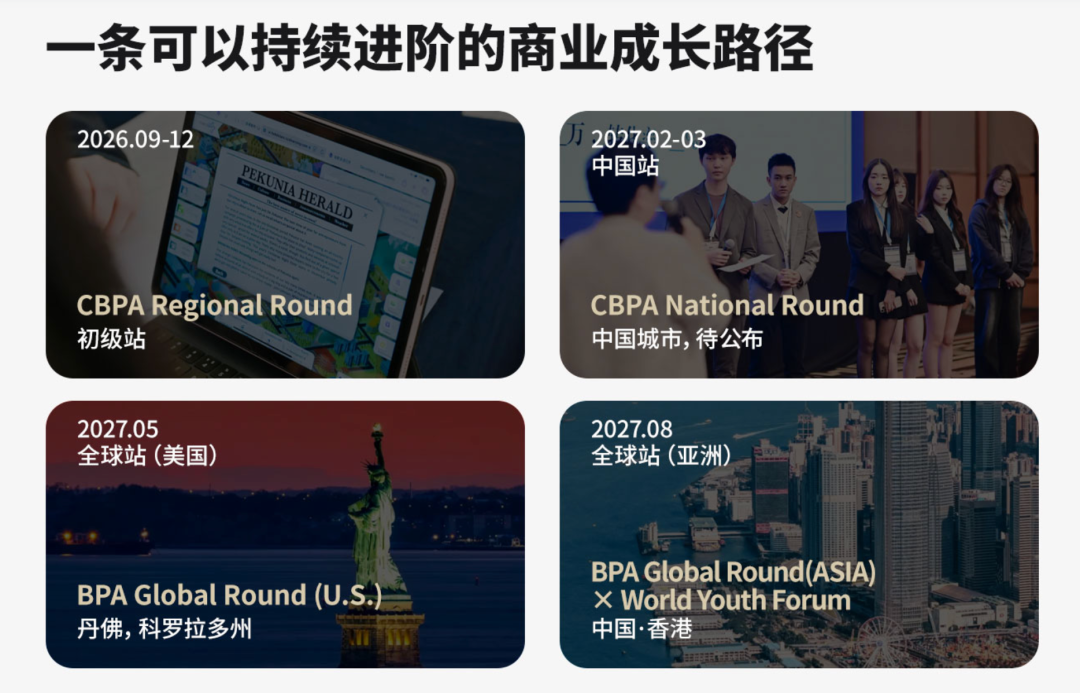 高含金量商赛BPA报名通道已经开启～商科选手千万别错过！