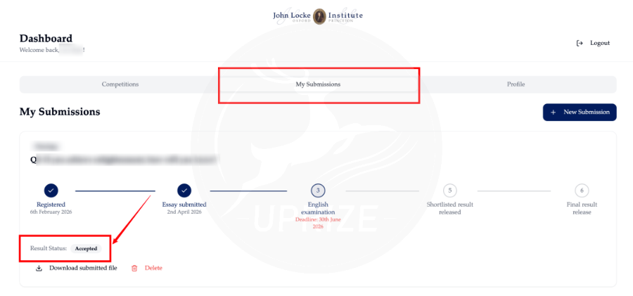 2026 John Locke 延迟提交进行中 | 附详细提交流程