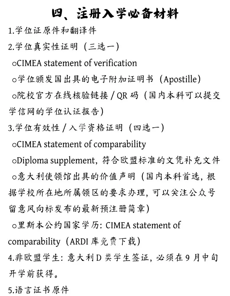 意大利留学 | 2026fall意大利米兰理工大学（QS 98) 硕士录取后流程详解
