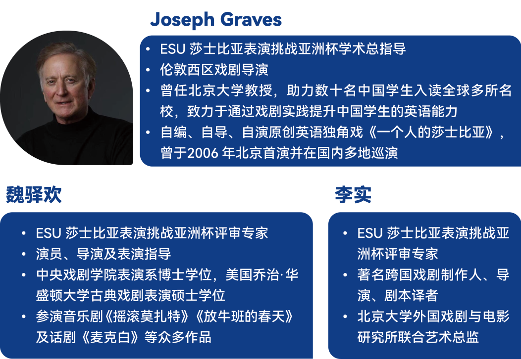 英国殿堂级戏剧挑战：ESU莎士比亚表演挑战·亚洲杯报名开启！