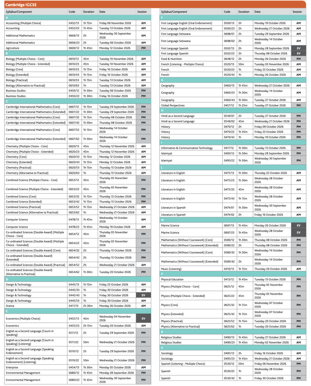 2026 A-Level秋季大考时间表出炉!备考时间紧凑,暑期这样规划,稳稳冲A*! 2026 A-Level秋季大考时间表出炉!备考时间紧凑,暑期这样规划,稳稳冲A*!