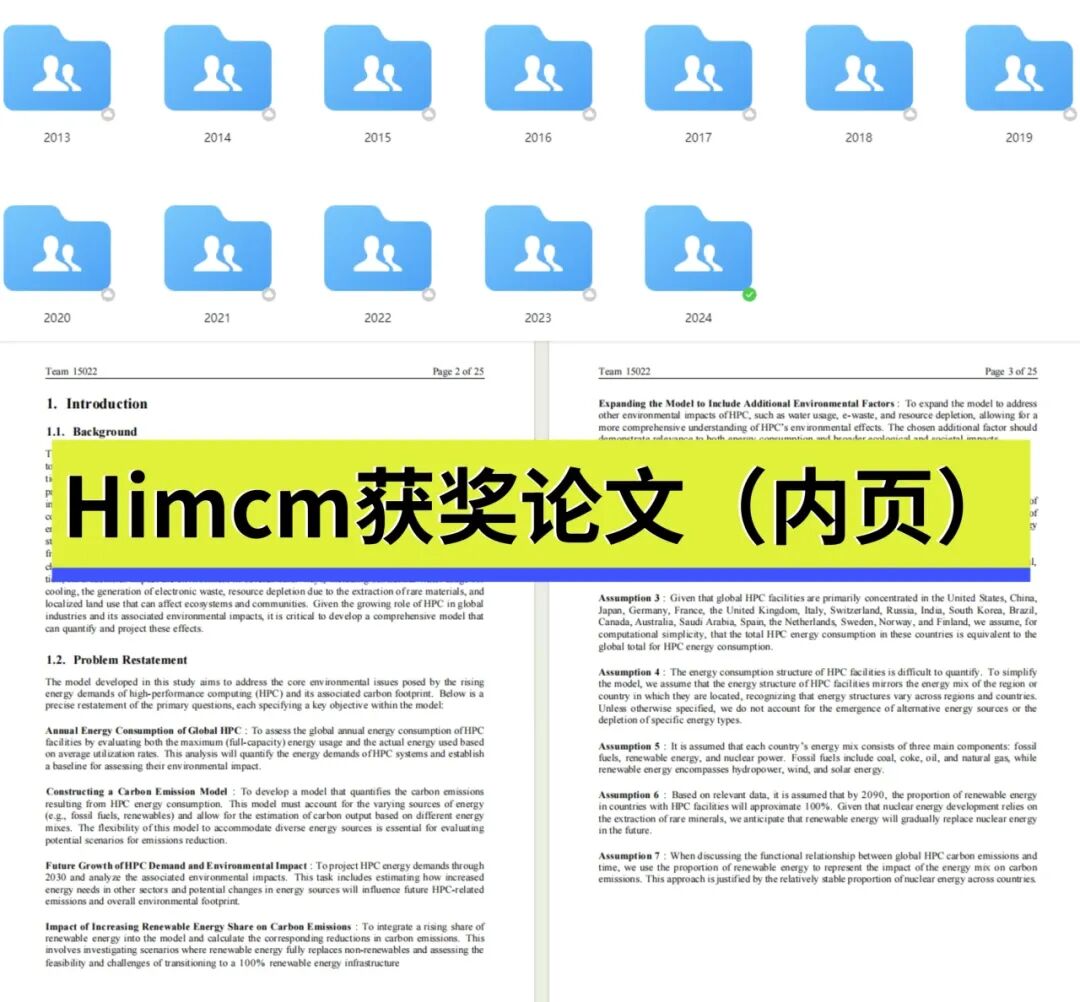 9~11年级冲HiMCM奖项必备 10年HiMCM获奖论文与核心教材解析