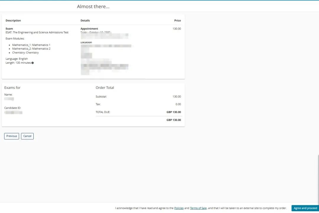今晚10点开抢!ESAT/TMUA/TARA笔试报名通道开启!考点秒空预警! 今晚10点开抢!ESAT/TMUA/TARA笔试报名通道开启!考点秒空预警!