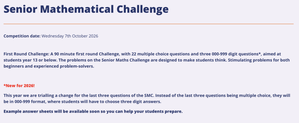 事关拿金奖!SMC数学竞赛题型升级!如何科学备赛? 事关拿金奖!SMC数学竞赛题型升级!如何科学备赛?