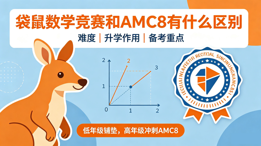 袋鼠数学竞赛和AMC8有什么区别?从难度、升学作用、备考重点,一文讲清袋鼠数学和AMC8怎么选! 袋鼠数学竞赛和AMC8有什么区别?从难度、升学作用、备考重点,一文讲清袋鼠数学和AMC8怎么选!