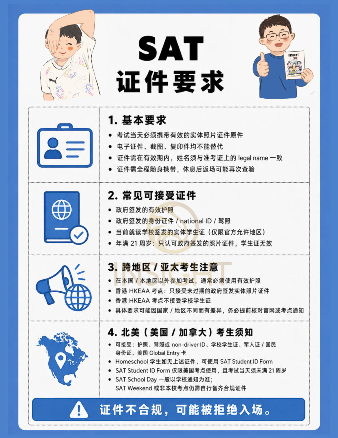 8月22日SAT考前注意事项完整版:时间安排+设备+证件+物品清单+计算器规则 8月22日SAT考前注意事项完整版:时间安排+设备+证件+物品清单+计算器规则