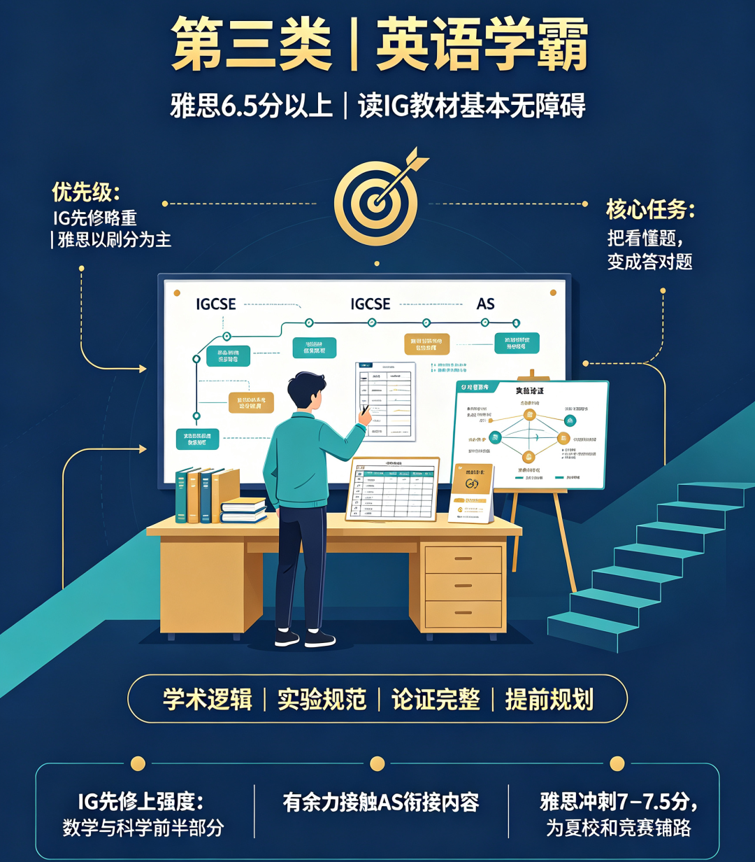 体制内转轨国际学校,IGCSE先修和雅思到底先抓哪个?90%的家长都选错了! 体制内转轨国际学校,IGCSE先修和雅思到底先抓哪个?90%的家长都选错了!