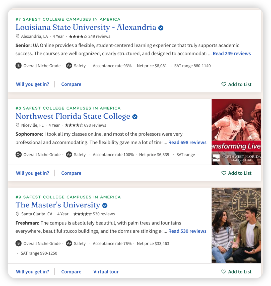 2026 Niche全美最安全大学校园排名:MIT才拿A-,藤校集体无缘A档 2026 Niche全美最安全大学校园排名:MIT才拿A-,藤校集体无缘A档