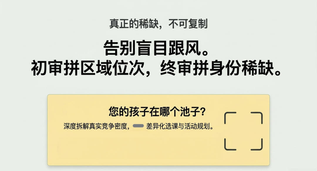 招生官不愿公开的“双重池子”：你在哪里读高中，究竟跟谁在竞争？
