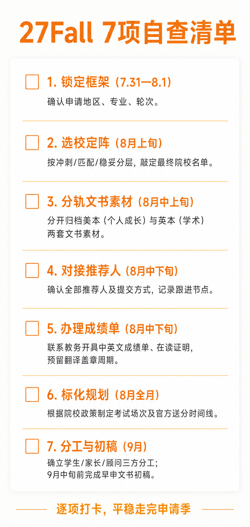 27Fall 英美申请完整时间线!该做什么一次性讲透 27Fall 英美申请完整时间线!该做什么一次性讲透