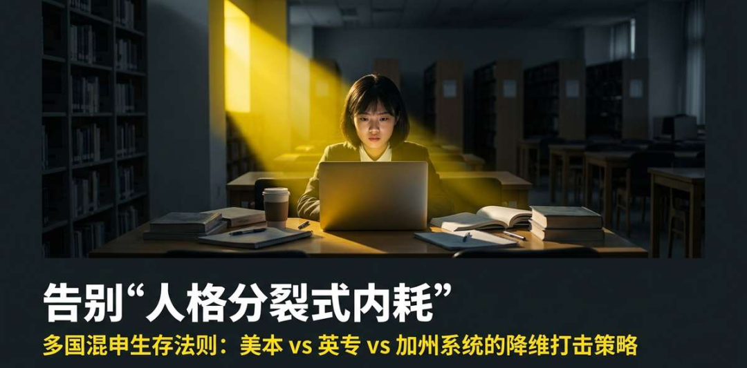 美本 vs 英专 vs 混申：不同“赛道”学生的心理画像与生存法则