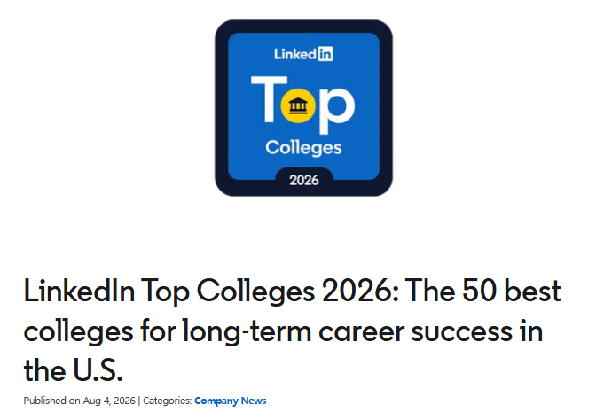 2026 LinkedIn美国大学就业排名发布 不看学术看就业 Top50'就业神校'解析