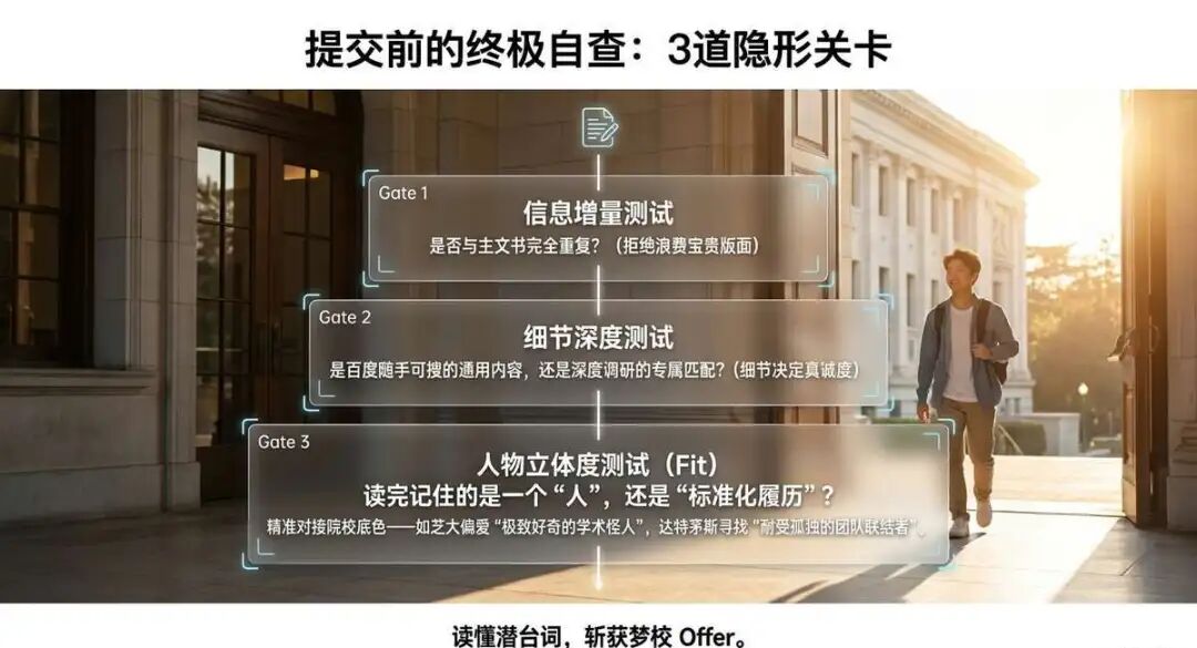 那些被大学隐藏的 “暗号”：拆解补充文书（Supplements）里的 “潜台词”