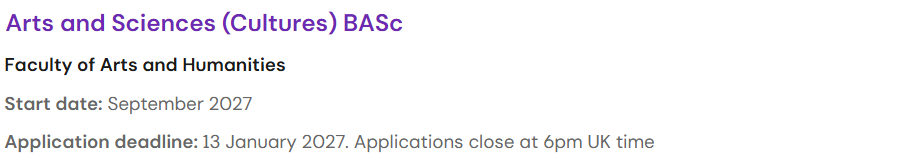 注意！UCL这些专业选科要求有变化！