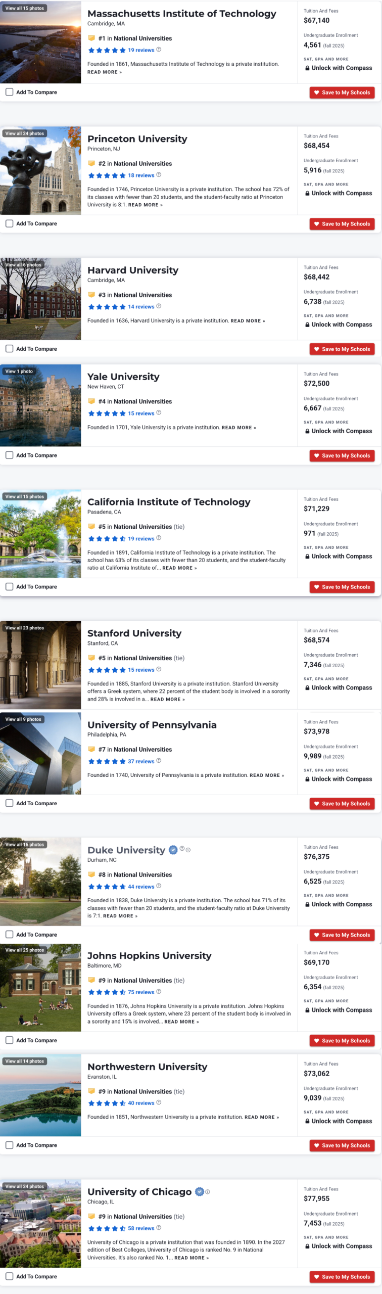 2027年U.S.News美国大学排名发布！MIT登顶，理工强校迎来高光时刻！