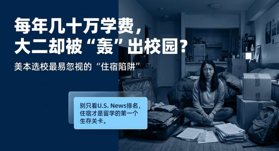 每年花上几十万，大二就被“轰”出校园？美本选校最容易被忽视的“住宿陷阱”